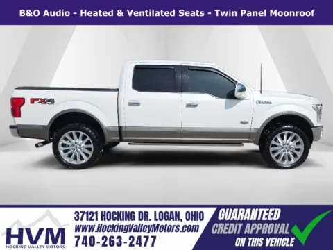 White 2018 Ford F-150 King Ranch for sale in Logan, OH