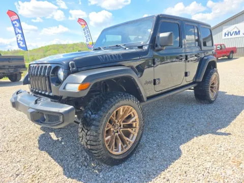 Another view of 2021 Jeep Wrangler Unlimited Willys for sale in Logan, OH at Hocking Valley Motors