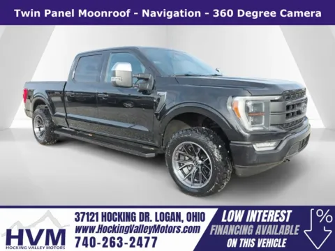 Black 2021 Ford F-150 Lariat for sale in Logan, OH