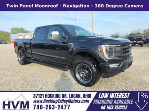 Black 2021 Ford F-150 Lariat for sale in Logan, OH