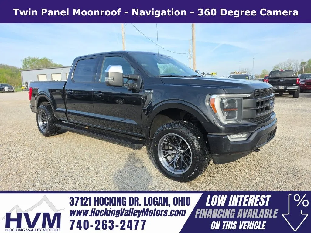 Black 2021 Ford F-150 Lariat for sale in Logan, OH