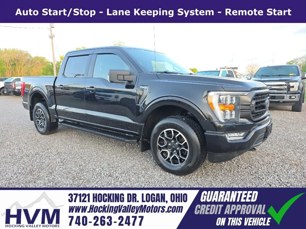 Black 2021 Ford F-150 XLT for sale in Logan, OH