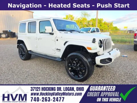 Orange 2021 Jeep Wrangler Unlimited Sahara High Altitude for sale in Logan, OH