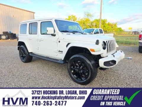 Orange 2021 Jeep Wrangler Unlimited Sahara High Altitude for sale in Logan, OH
