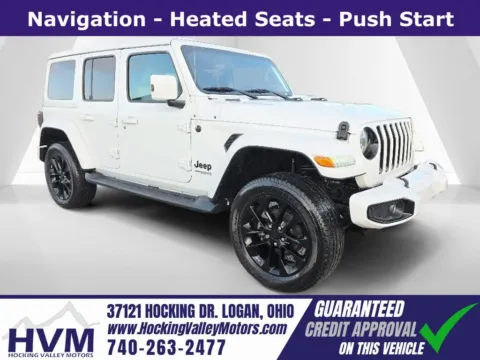 Orange 2021 Jeep Wrangler Unlimited Sahara High Altitude for sale in Logan, OH