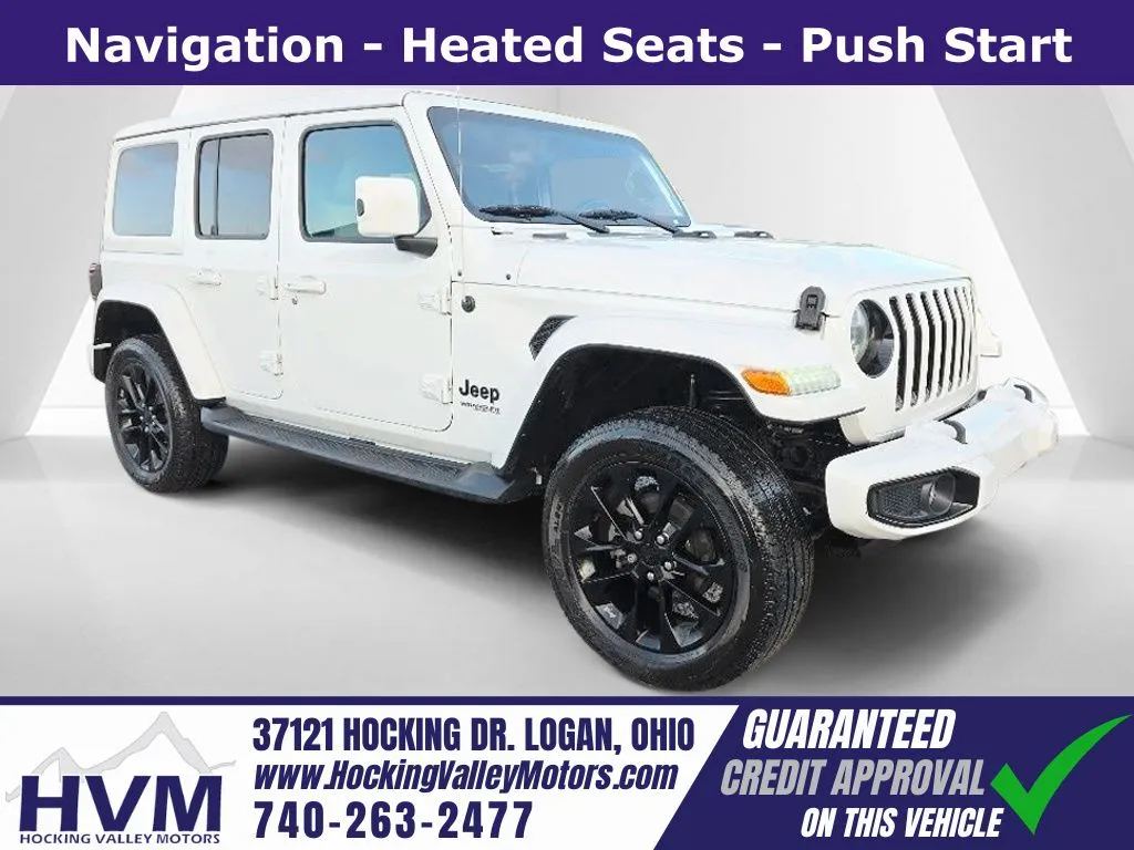 Orange 2021 Jeep Wrangler Unlimited Sahara High Altitude for sale in Logan, OH