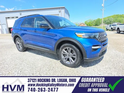 Blue 2022 Ford Explorer XLT for sale in Logan, OH