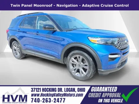 Blue 2022 Ford Explorer XLT for sale in Logan, OH