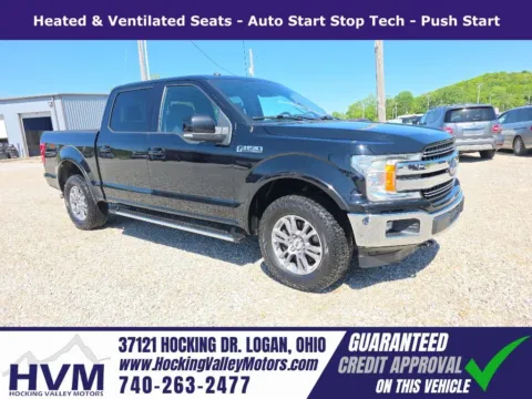 Black 2018 Ford F-150 Lariat for sale in Logan, OH
