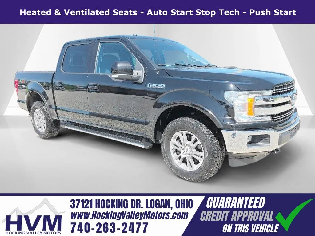 Black 2018 Ford F-150 Lariat for sale in Logan, OH