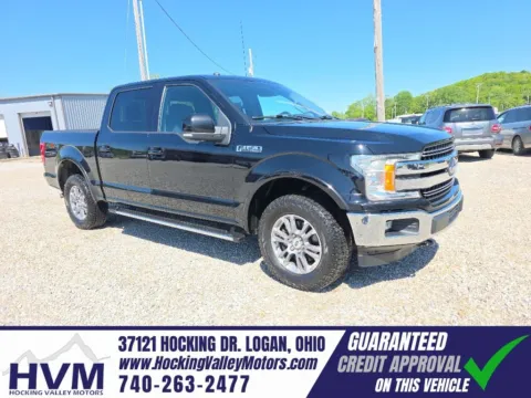 Black 2018 Ford F-150 Lariat for sale in Logan, OH