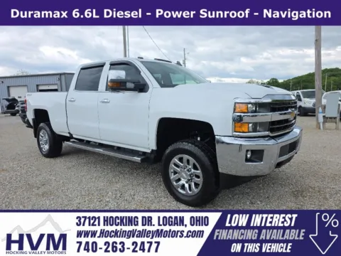 White 2019 Chevrolet Silverado 3500HD LTZ for sale in Logan, OH