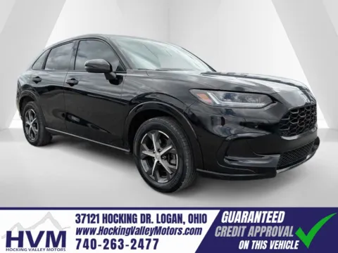 Black 2023 Honda HR-V EX-L for sale in Logan, OH