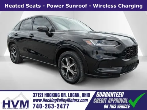 Black 2023 Honda HR-V EX-L for sale in Logan, OH