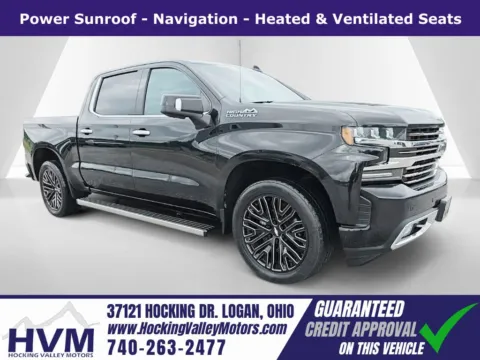 Black 2019 Chevrolet Silverado 1500 High Country for sale in Logan, OH