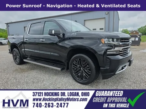 Black 2019 Chevrolet Silverado 1500 High Country for sale in Logan, OH