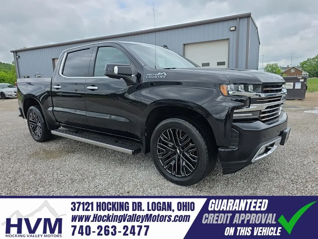Black 2019 Chevrolet Silverado 1500 High Country for sale in Logan, OH