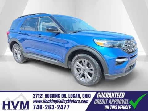 Blue 2022 Ford Explorer XLT for sale in Logan, OH
