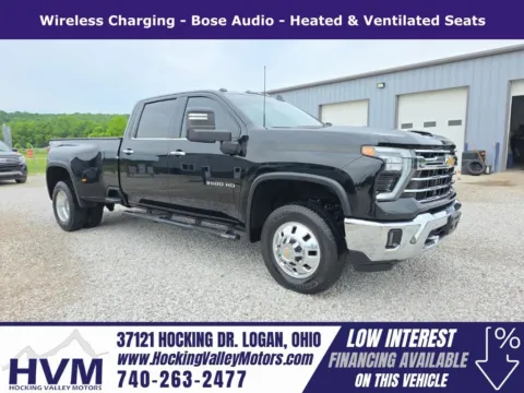 Black 2024 Chevrolet Silverado 3500HD LTZ for sale in Logan, OH