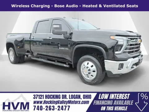 Black 2024 Chevrolet Silverado 3500HD LTZ for sale in Logan, OH