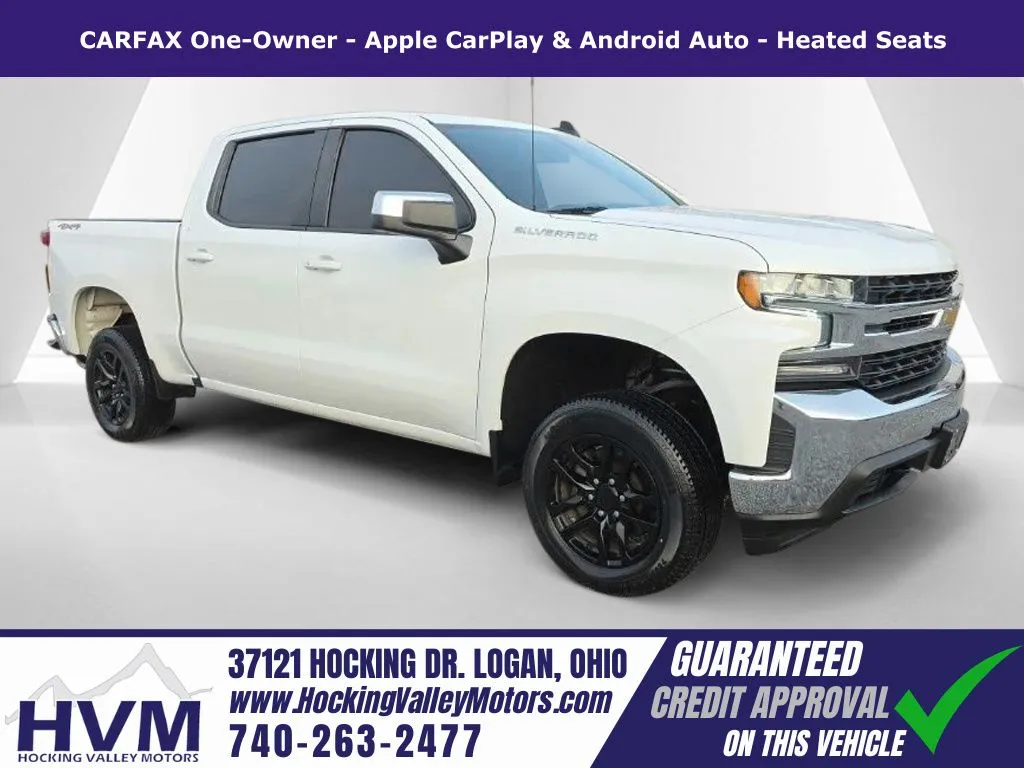 White 2021 Chevrolet Silverado 1500 LT for sale in Logan, OH
