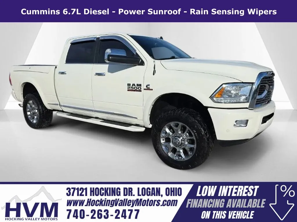 White 2018 Ram 2500 Laramie Longhorn for sale in Logan, OH