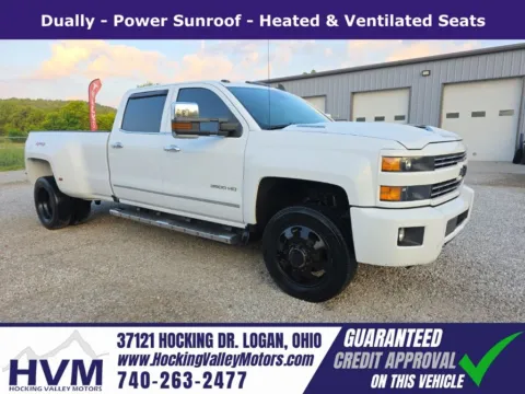 White 2018 Chevrolet Silverado 3500HD LTZ for sale in Logan, OH
