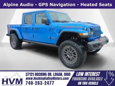Blue 2021 Jeep Gladiator Mojave for sale in Logan, OH