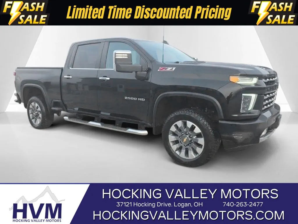 Black 2022 Chevrolet Silverado 2500HD LT for sale in Logan, OH