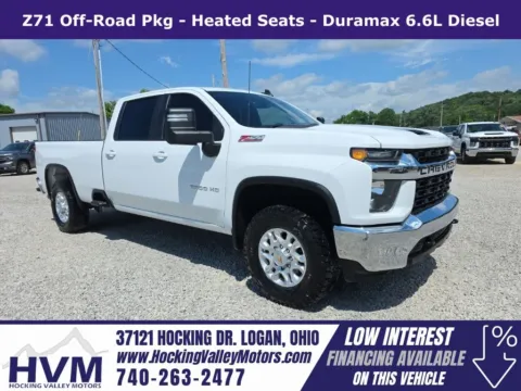 White 2023 Chevrolet Silverado 2500HD LT for sale in Logan, OH