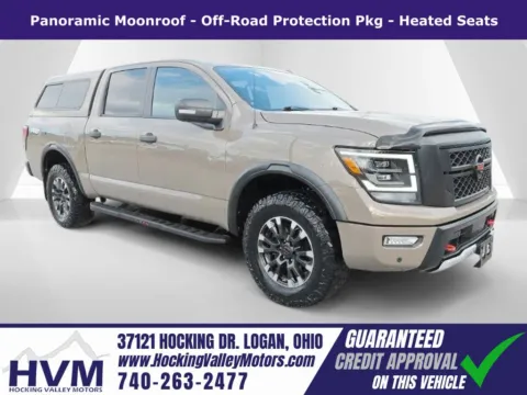 Beige 2021 Nissan Titan PRO-4X for sale in Logan, OH