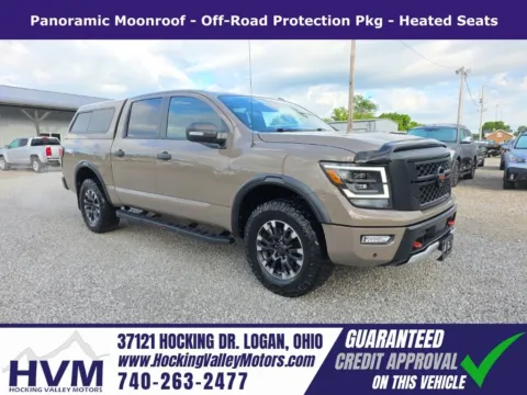Beige 2021 Nissan Titan PRO-4X for sale in Logan, OH