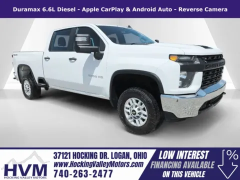 White 2022 Chevrolet Silverado 2500HD Work Truck for sale in Logan, OH