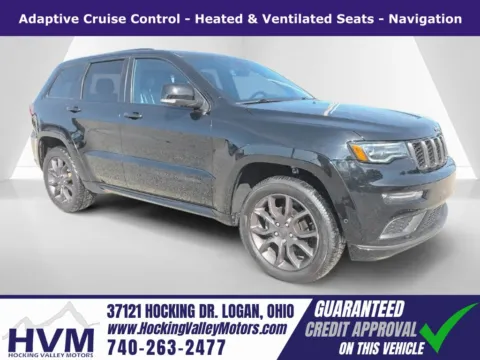 Black 2020 Jeep Grand Cherokee Overland for sale in Logan, OH