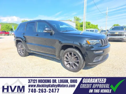 Black 2020 Jeep Grand Cherokee Overland for sale in Logan, OH