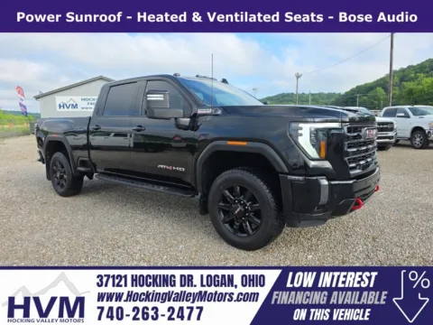 Black 2024 GMC Sierra 2500HD AT4 for sale in Logan, OH