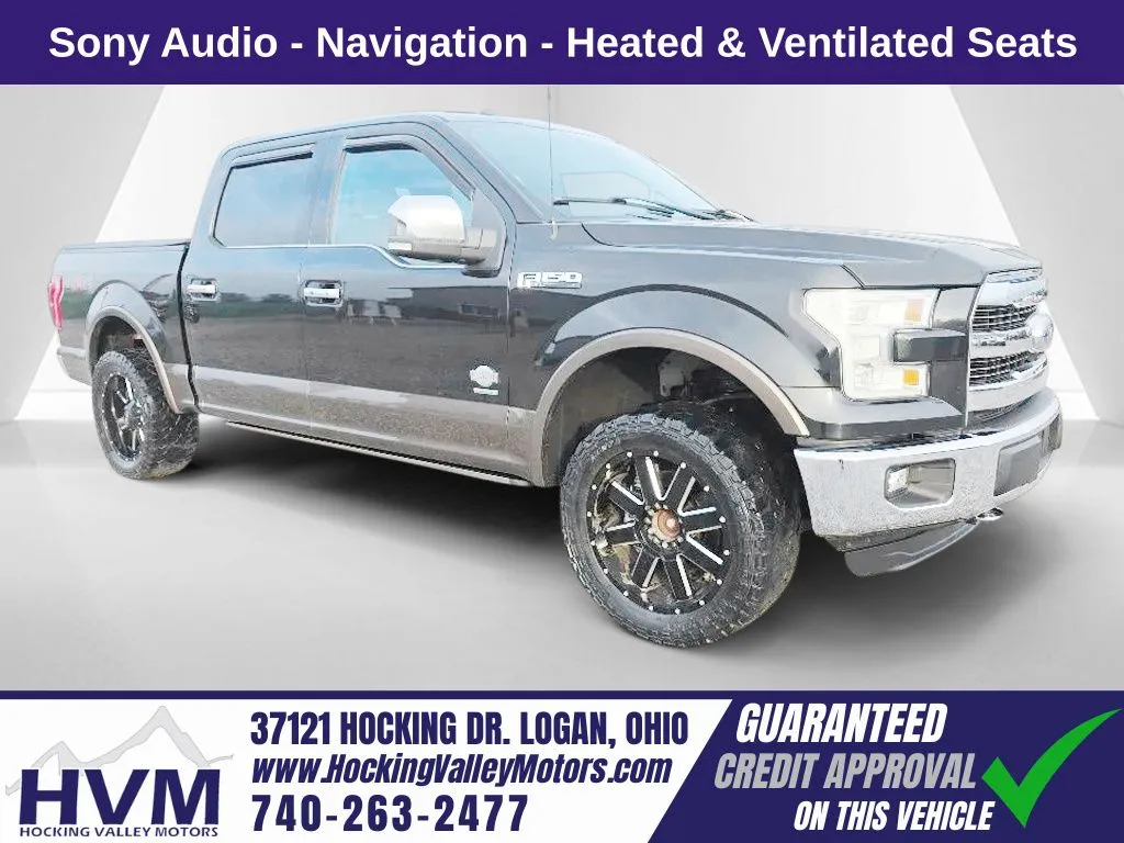 Black 2015 Ford F-150 King Ranch for sale in Logan, OH
