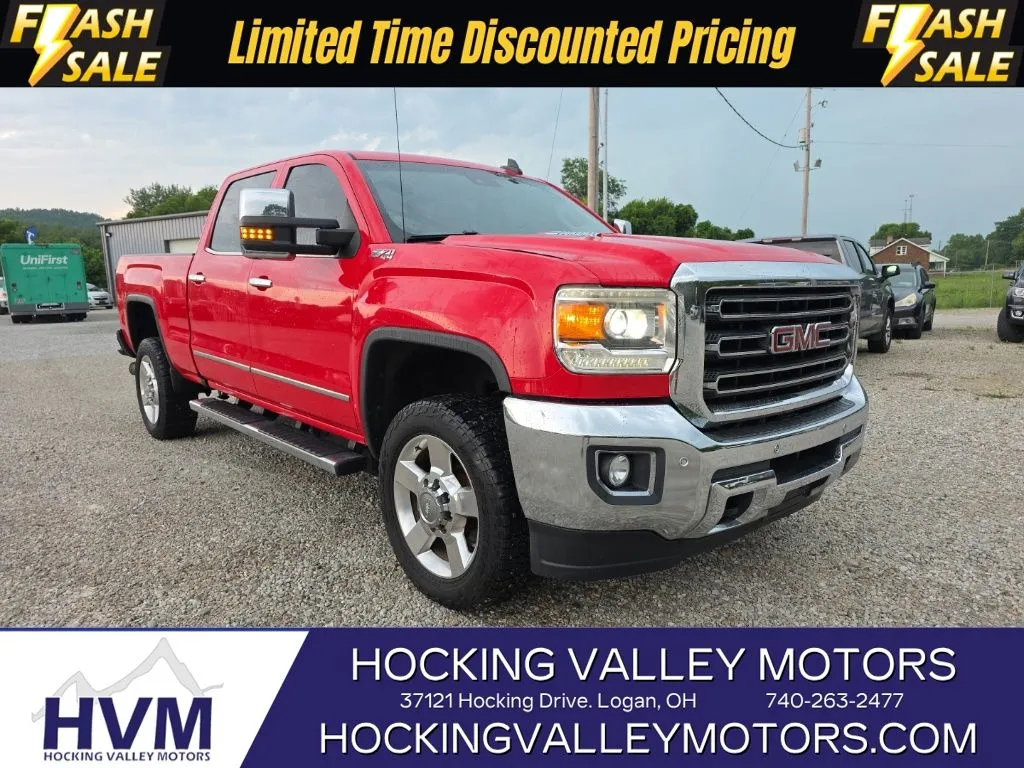 Red 2016 GMC Sierra 2500HD SLT for sale in Logan, OH