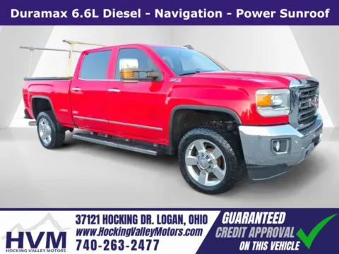 Red 2016 GMC Sierra 2500HD SLT for sale in Logan, OH