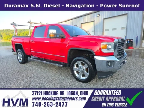 Red 2016 GMC Sierra 2500HD SLT for sale in Logan, OH