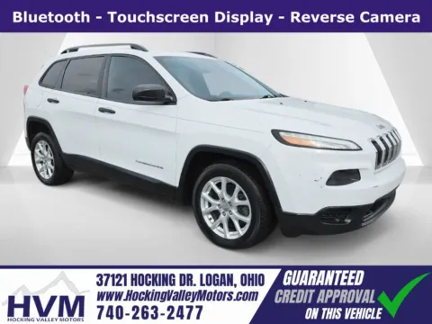 White 2016 Jeep Cherokee Sport for sale in Logan, OH
