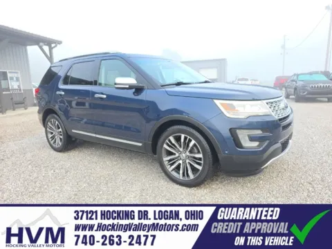 Blue 2016 Ford Explorer Platinum for sale in Logan, OH