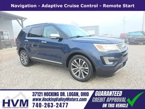 Blue 2016 Ford Explorer Platinum for sale in Logan, OH