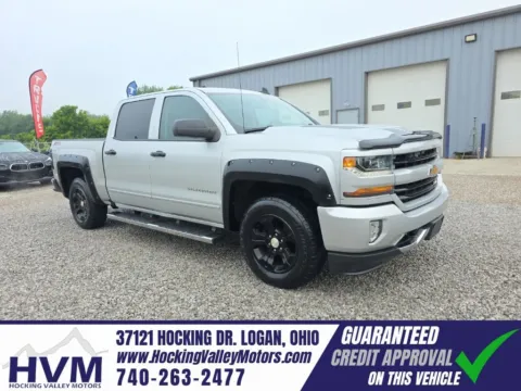 Silver 2017 Chevrolet Silverado 1500 LT for sale in Logan, OH