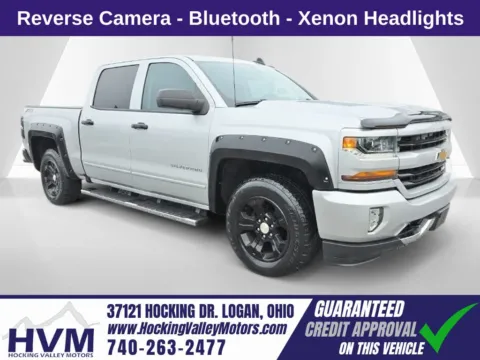 Silver 2017 Chevrolet Silverado 1500 LT for sale in Logan, OH