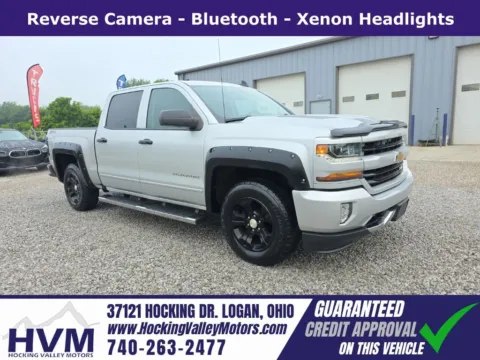 Silver 2017 Chevrolet Silverado 1500 LT for sale in Logan, OH