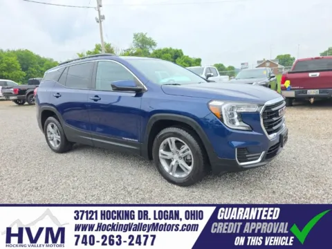 Blue 2022 GMC Terrain SLE for sale in Logan, OH