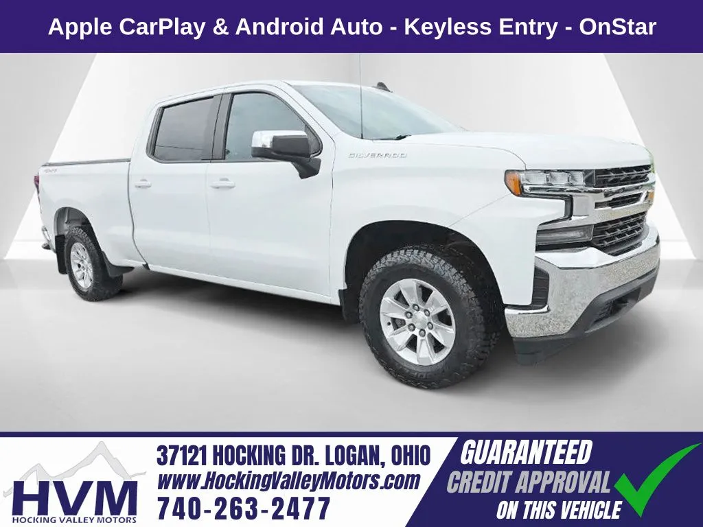White 2019 Chevrolet Silverado 1500 LT for sale in Logan, OH