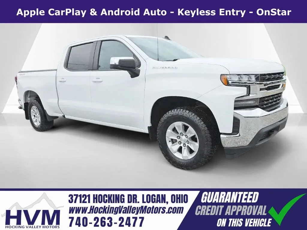 White 2019 Chevrolet Silverado 1500 LT for sale in Logan, OH
