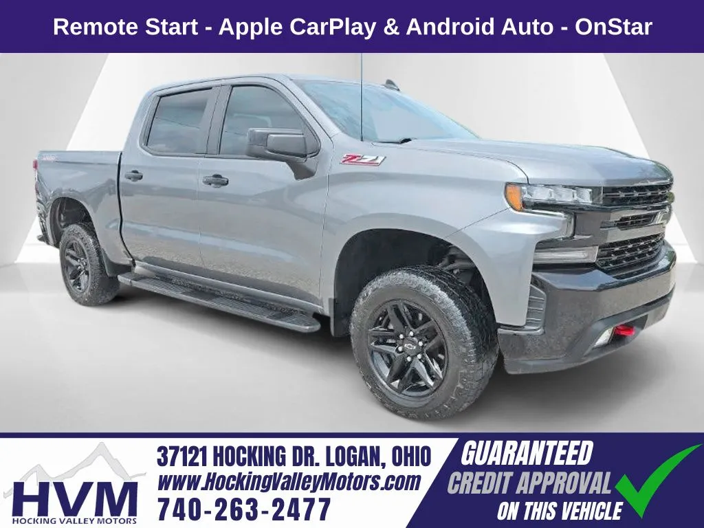 Gray 2022 Chevrolet Silverado 1500 LTD LT Trail Boss for sale in Logan, OH